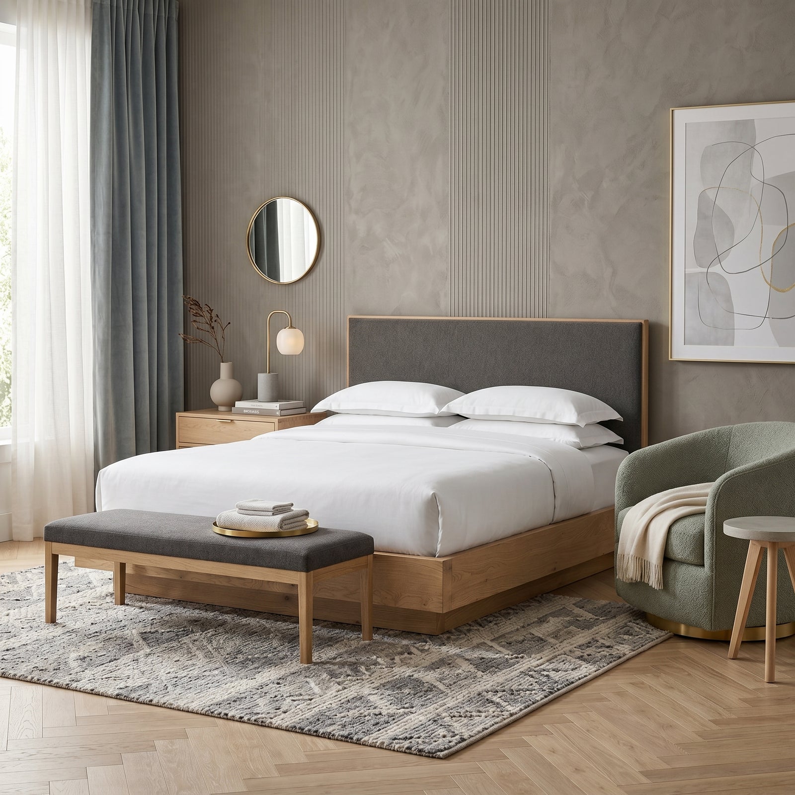Oak Platform Bed Frame