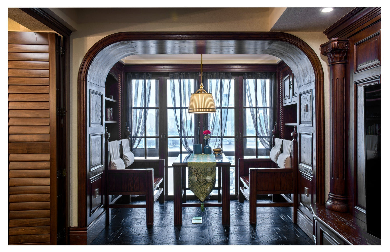 04 Balcony & Lounge: A Quiet Corner in the City