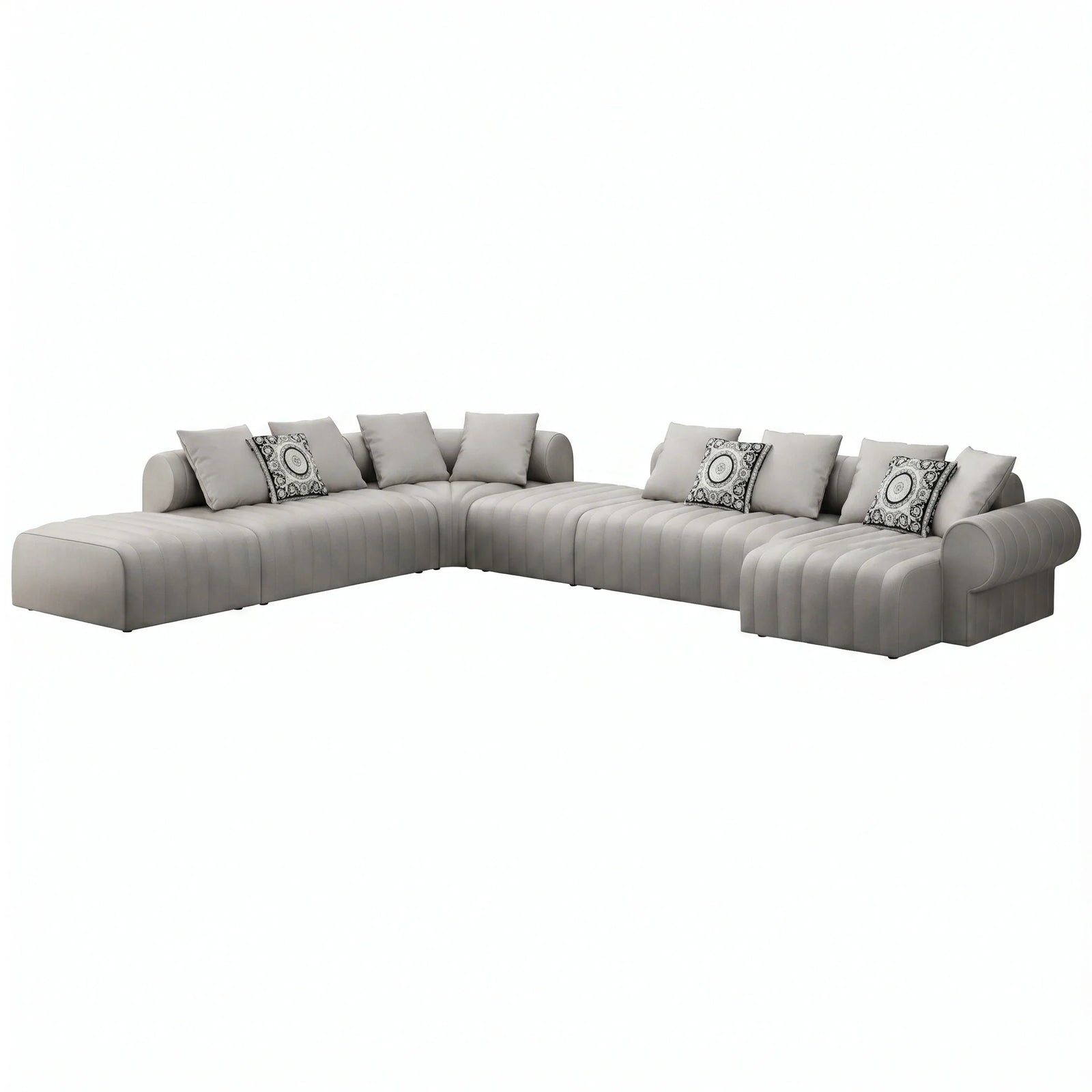 Fabric L-Shape Sofa