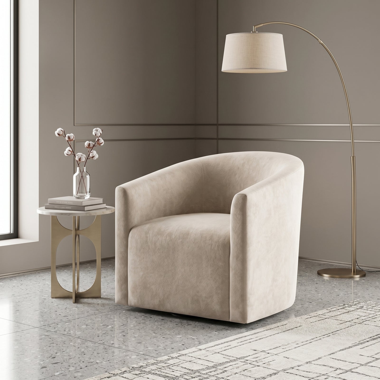 Boucle Tub Armchair