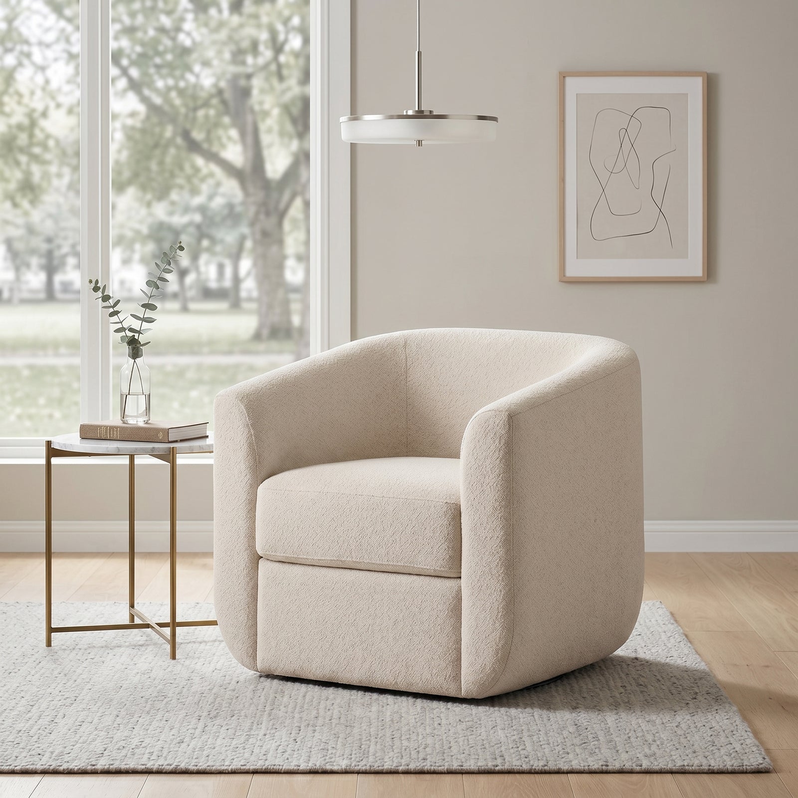 Boucle Tub Armchair