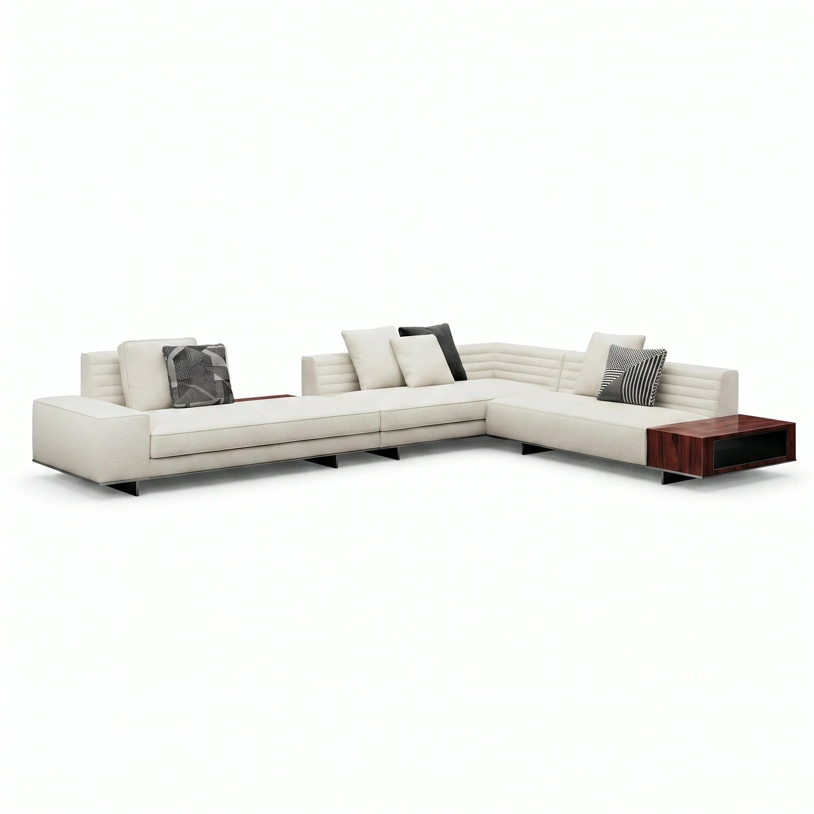 Luxury Leather L-Shape Sofa