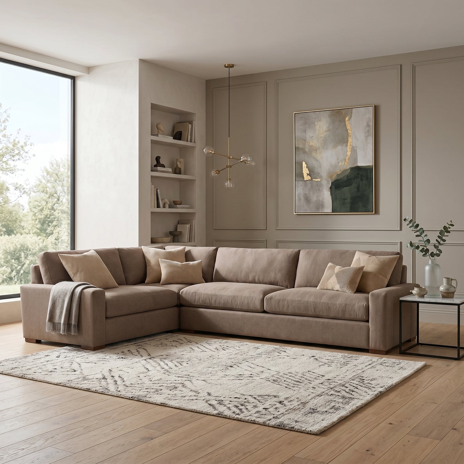 Tan Modular Daybed