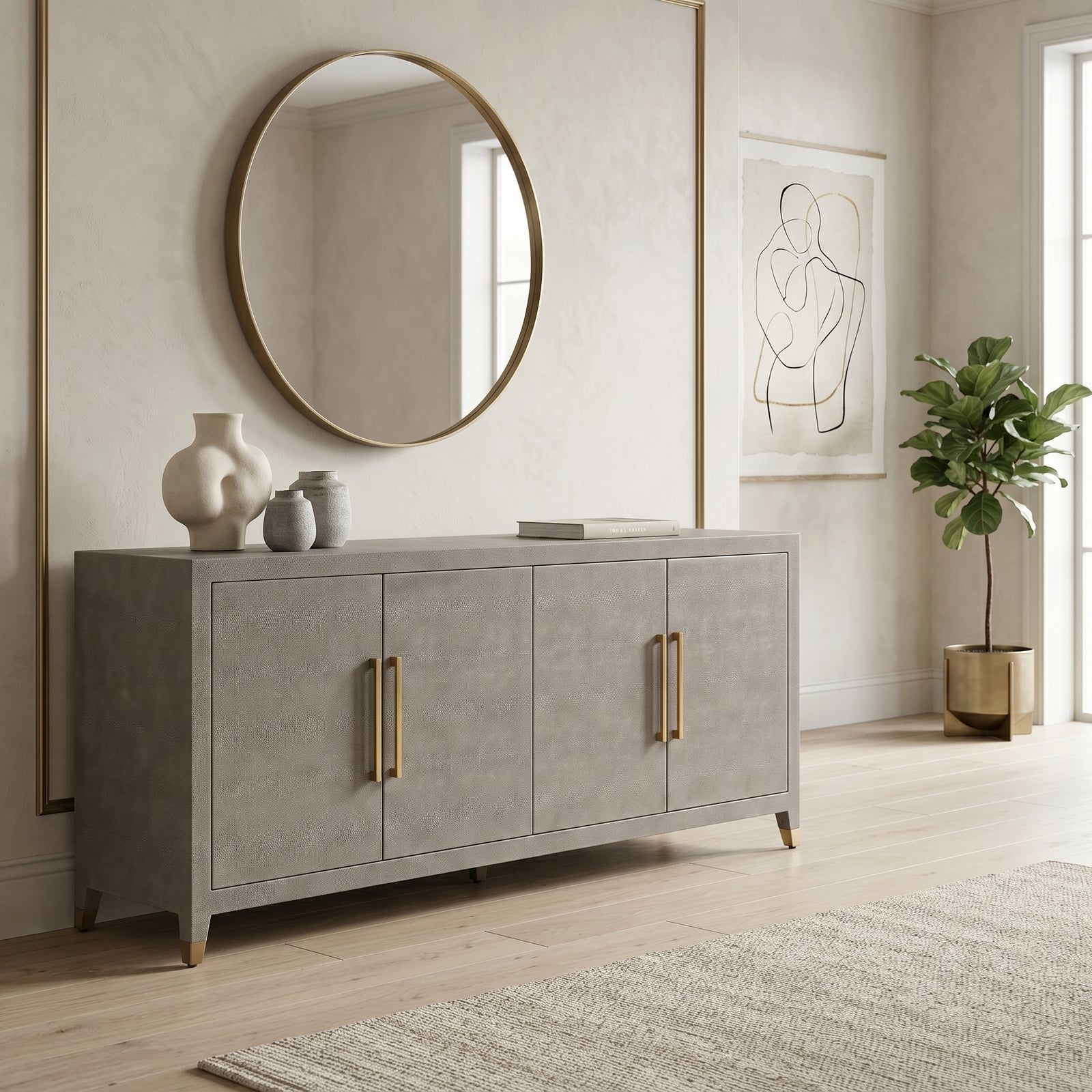 Oak 6-Drawer Dresser
