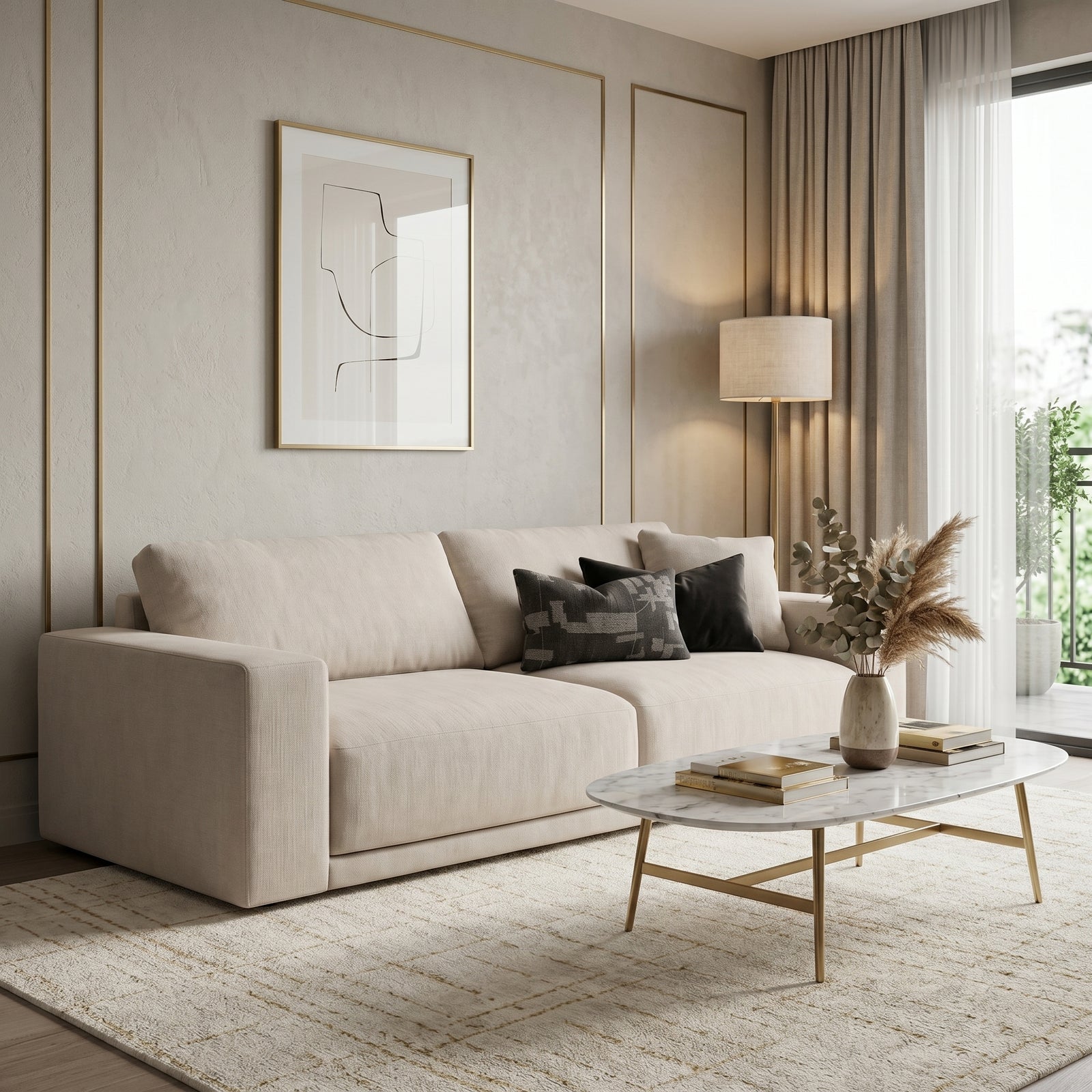 Modern Linen Daybed
