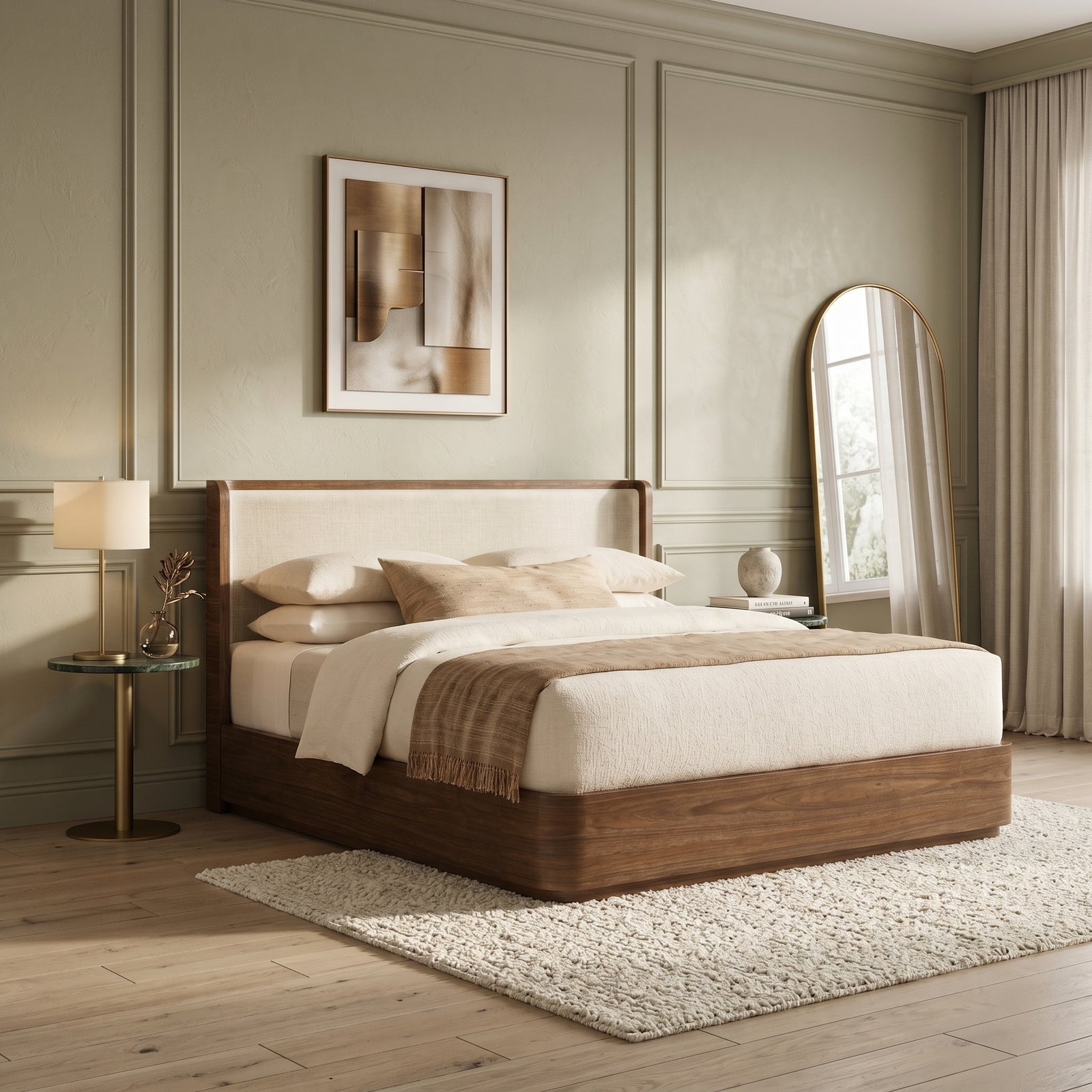 Walnut Platform Bed